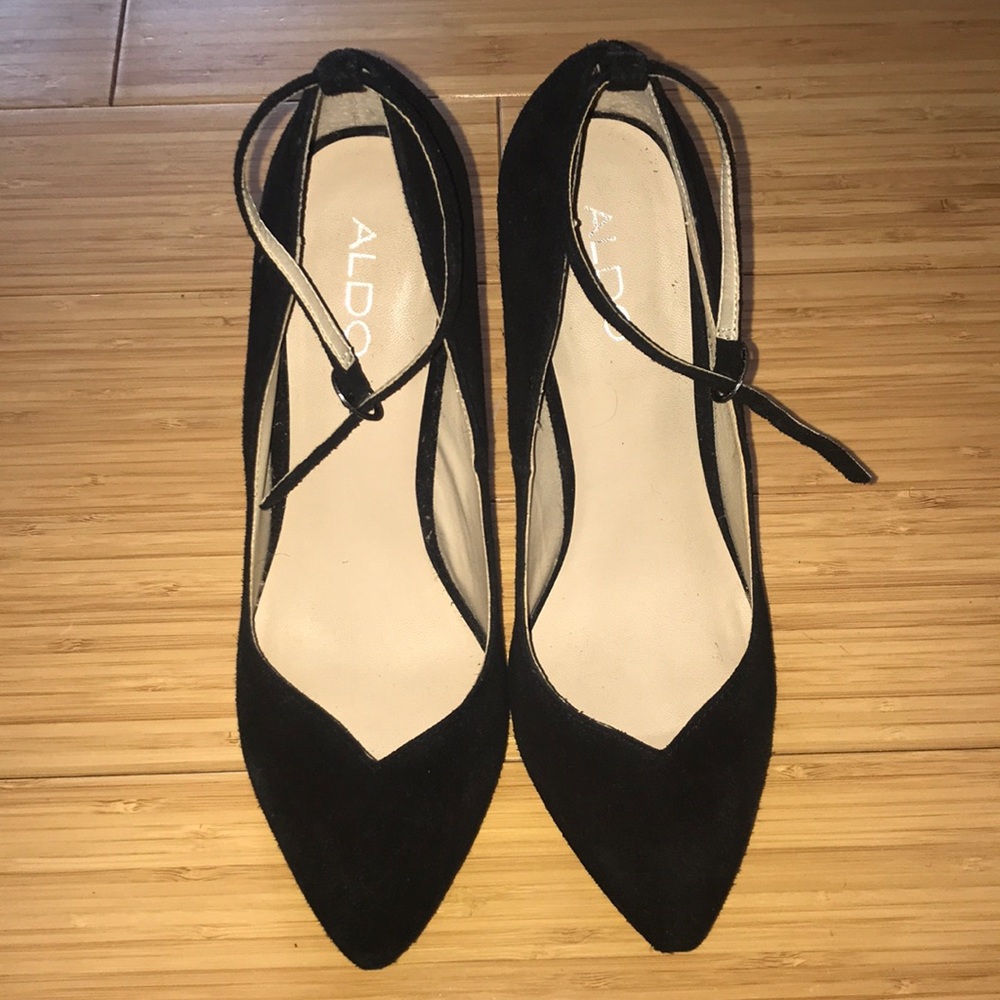 ALDO Suede Mary Jane Heels